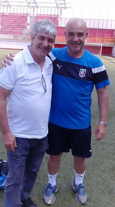 Gigi Prete con Paolo Rossi - ITALIA SOCCER CAMP - BEOGRAD