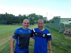 Gigi Prete con Gigi di Biagio  ITALIA SOCCER CAMP - BRATISLAVA