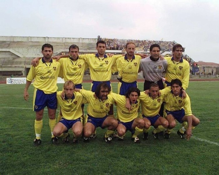 Battipagliese - Fermana  -  1 -2 ultima partita di campionato serie C1   che sarà benevola per la formazione marchigiana vincendo il campionato e approdare in serie b