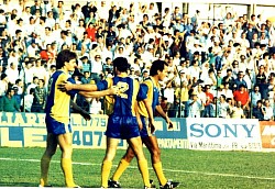 pierluigi prete frosinone calcio con Luciano Gaudino e Giuseppe Bellini
